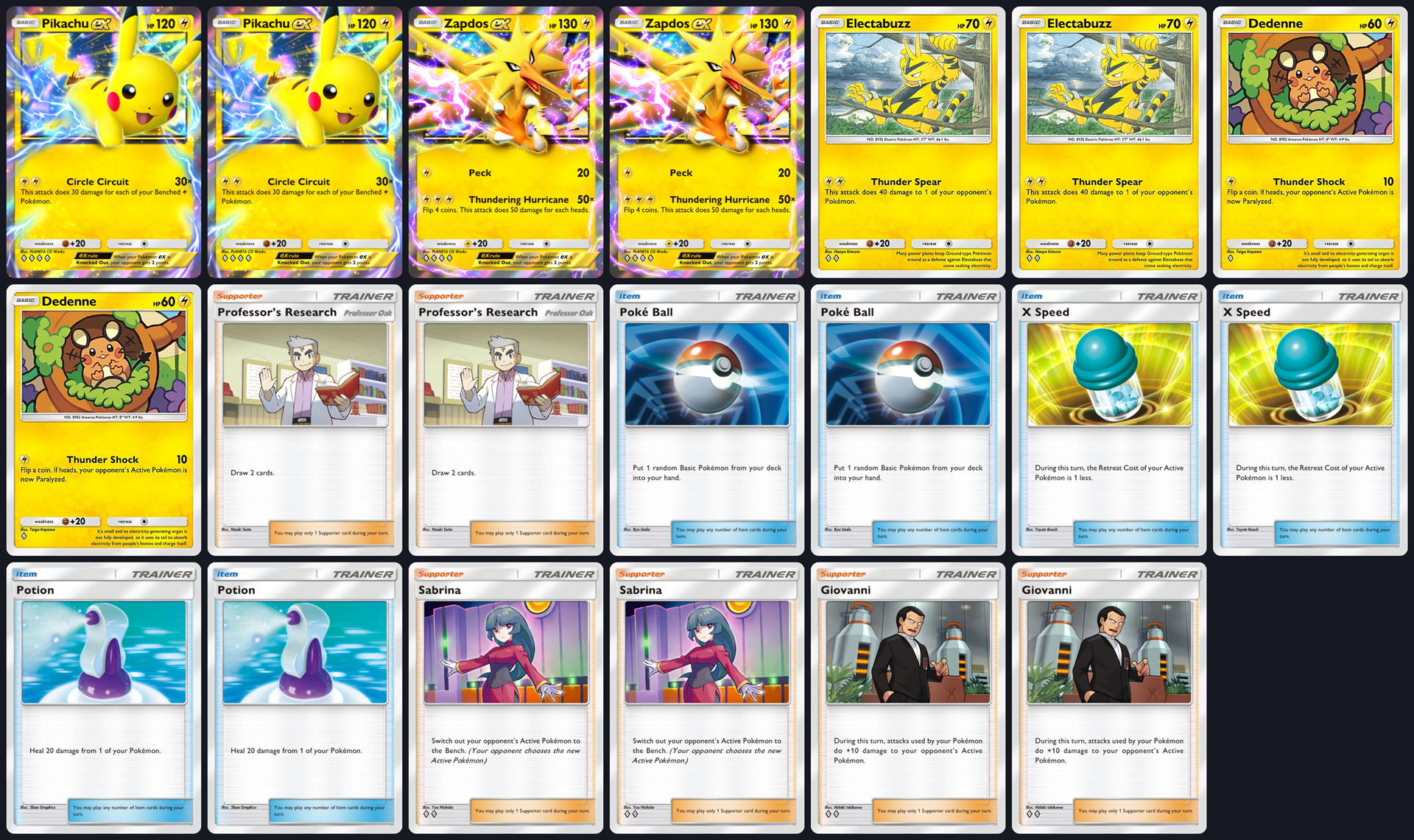 Pokémon TCG Pocket Mythical Island Pikachu ex + Electabuzz Deck List